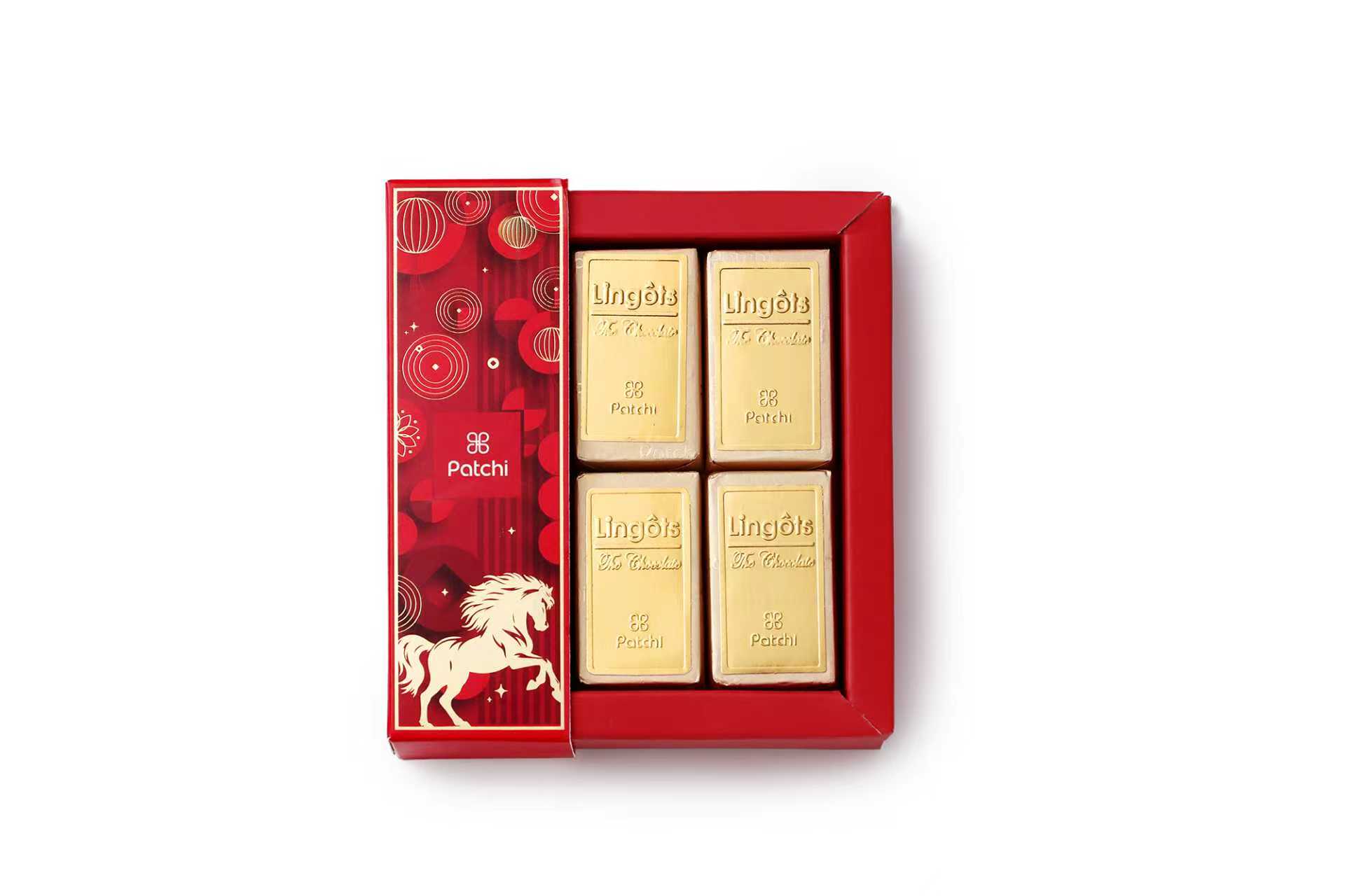 【六金呈瑞】佰七Patchi 赤马新年小金砖100g