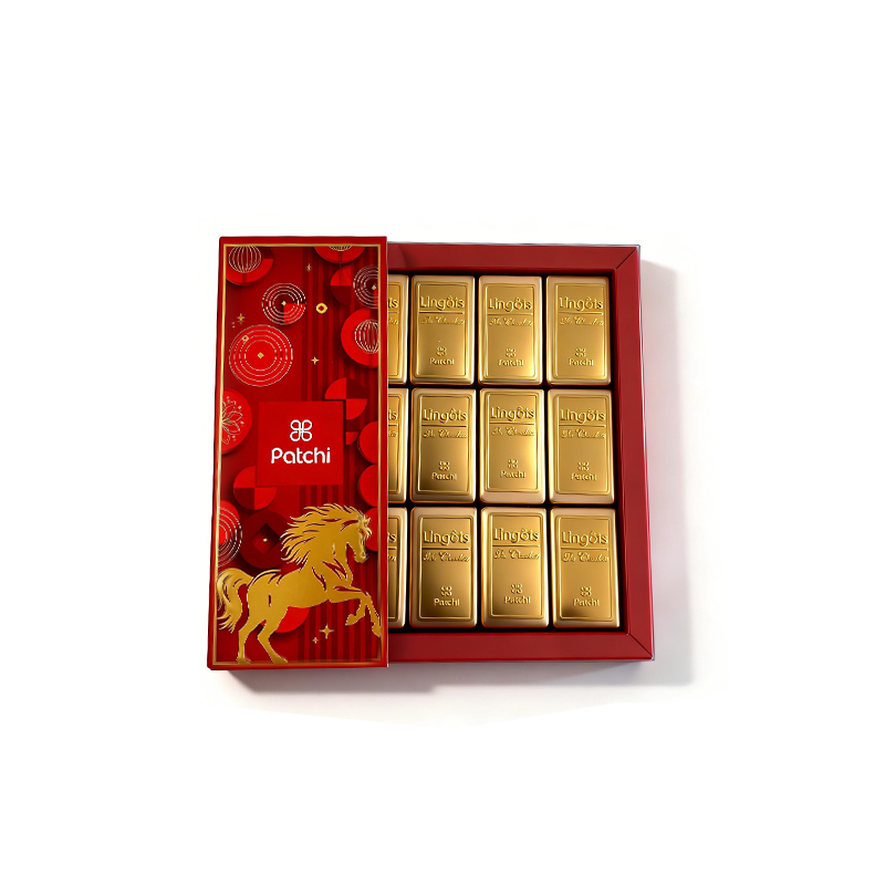 【骏马启运】佰七Patchi 赤马新年金砖250g（赠小马挂件）