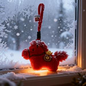 【骏马启运】佰七Patchi 赤马新年金砖250g（赠小马挂件）