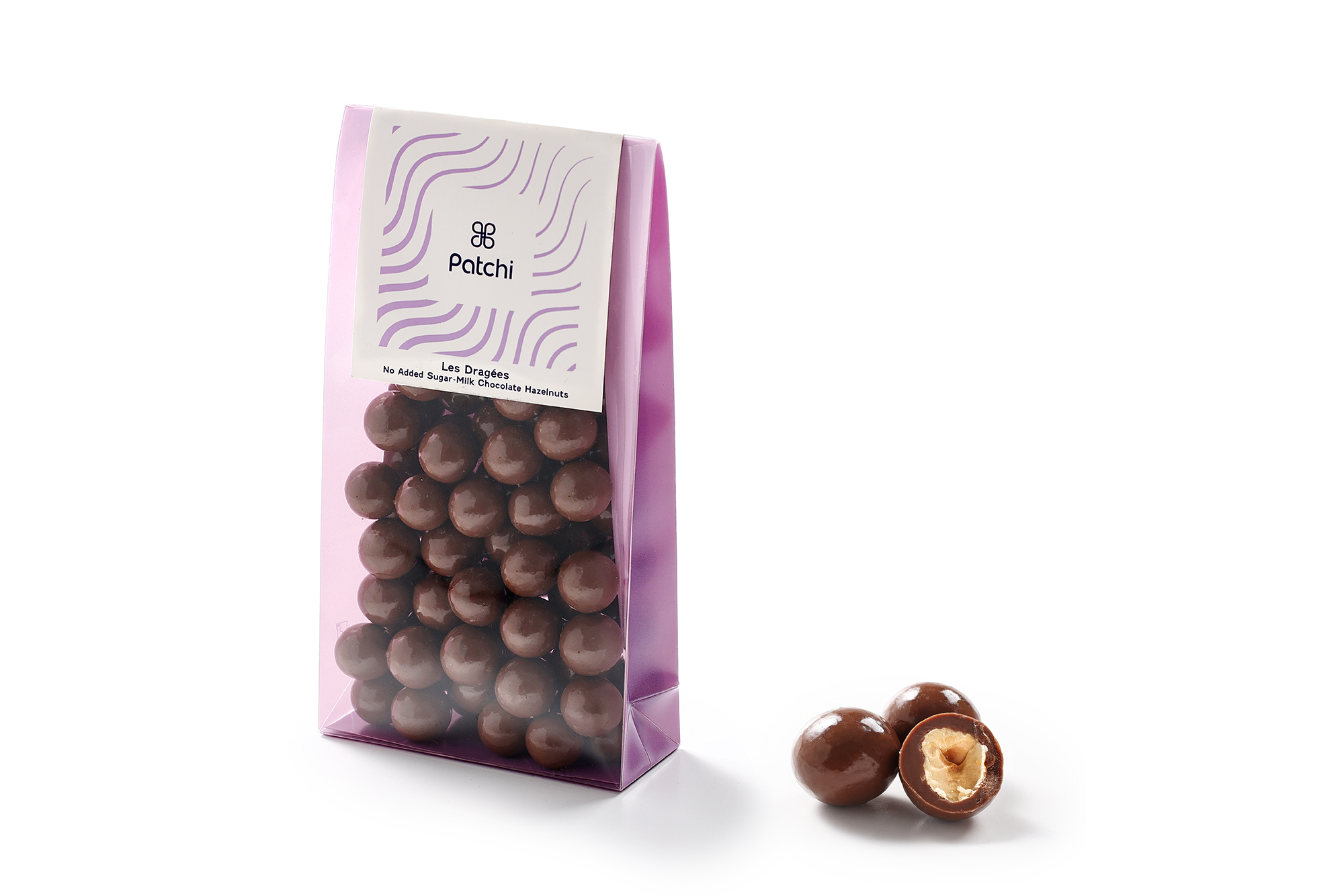 【榛香礼遇】佰七Patchi 未含白砂糖榛子夹心牛奶巧克力豆250g